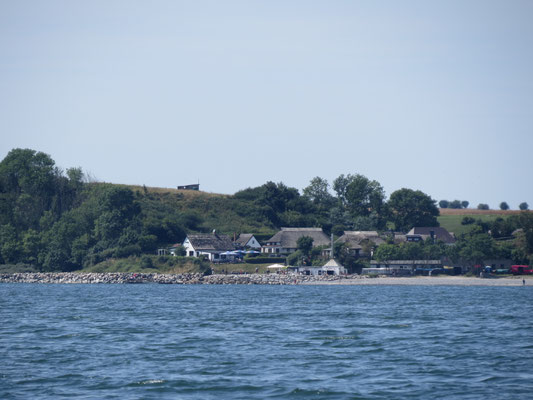 Fischerdorf Vitt von See aus gesehen