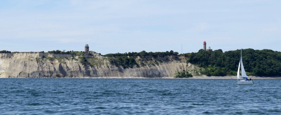 Kap Arkona von Wasser aus gesehen