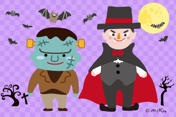 ハロウィーンのイラスト（Halloween illustration) - 『工房momo』