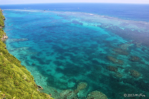 サンゴ礁の広がる海（伊良部島）