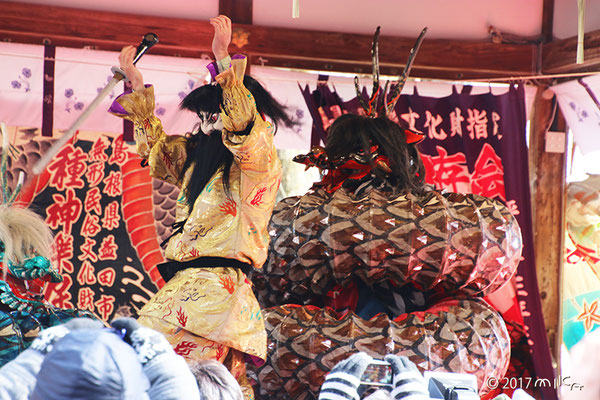 松尾大社節分祭「石見神楽奉納」