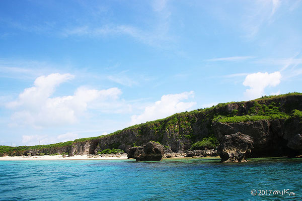 池間島の海岸