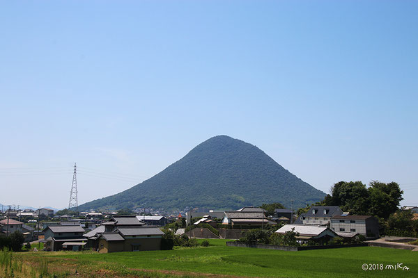 讃岐富士（水田より）