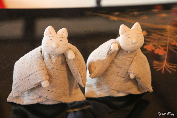 ねこのペアのマスコット