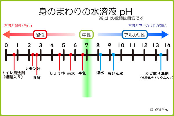 身の回りの水溶液のｐH