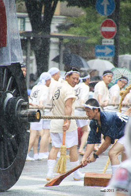 菊水鉾の曳方