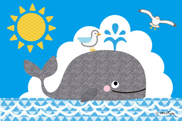 クジラとカモメ