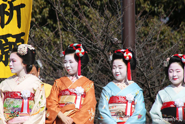 舞妓さんたち（成田山節分祭2016