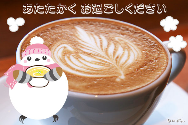 シマエナガあたたかくしてね