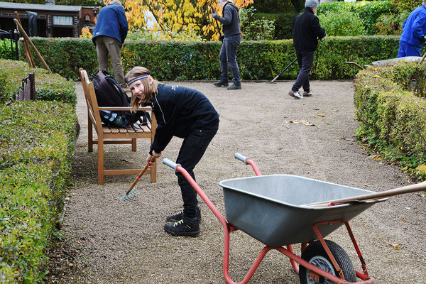 Unsere Nachwuchs-Gärtner-Generation bei der Arbeit! Foto: Sandra Borchers