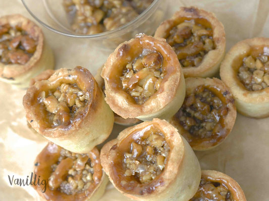 Rezept für Kekse mit selbstgemachtem Nuss Karamell