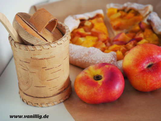 Mango Galette, Nektarinen, galette, mango , nektarinen, mango galette, tropische galette, kuchen mit mango und nektarinen