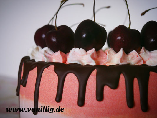 Drip cake, dripping cake, Schokotorte, Ombre Look, Torte in ombre look, Torte