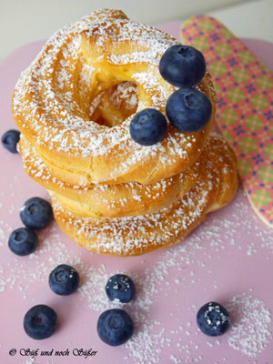 Quarkringe, Brandteig, Quark, Backen