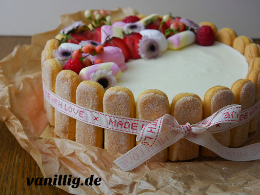 torte, naked cake, torte mit blumen