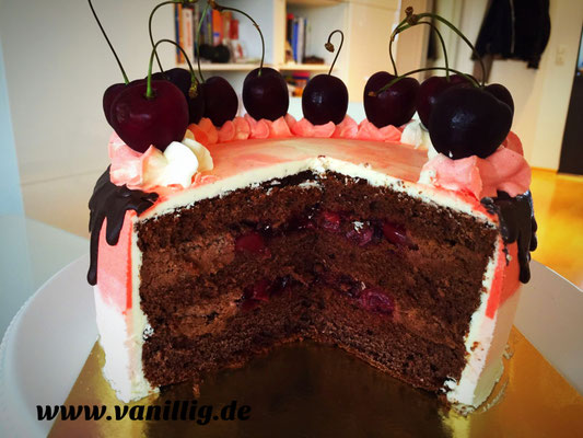 Drip cake, dripping cake, Schokotorte, Ombre Look, Torte in ombre look, Torte