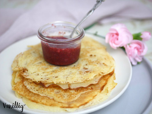 Rezept für Pfannkuchen mit Hefe