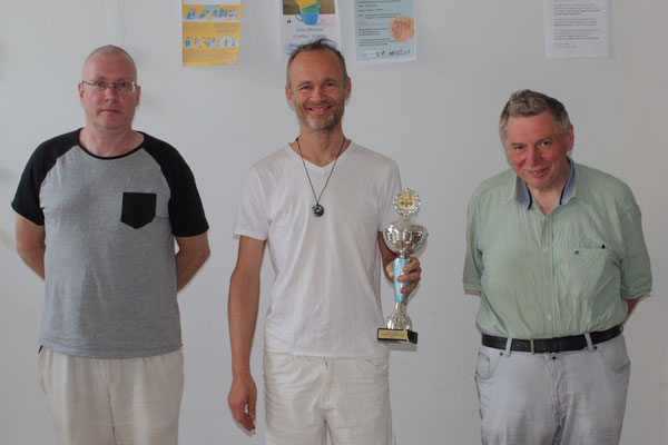 (v.l.n.r) 3. Platz: Stefan Loskamp, 1. Platz Martin Bauer, 2.Platz: Klaus Thönnessen