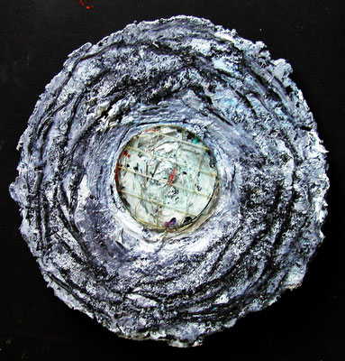 Izgubljeni planet, 2006. ulje+staklo, 30x30cm