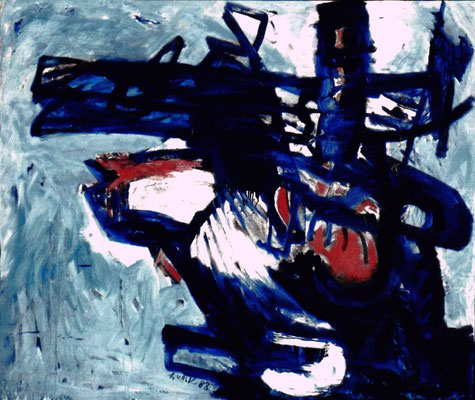 Plavi alkar, 1988.   ulje, 150x160 cm