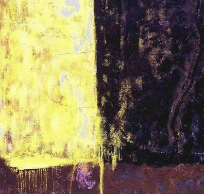 Prodiranje božanskog svjetla, 1996. tempera+ulje, 200x200cm