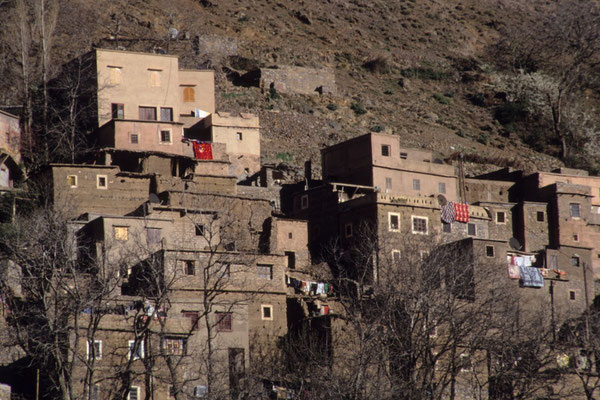 Berberdorf Imlill, Ausgangspunkt für Skitouren und Trekking am Djebel Toubkal