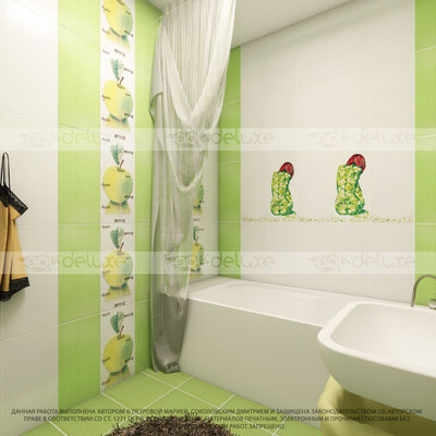 дизайн ванной комнаты АТЕМ, Украина Сuba