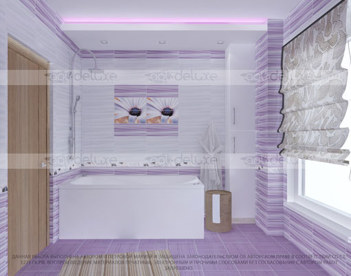 дизайн ванной комнаты АЗОРИ (AZORI), Россия Ethel viola