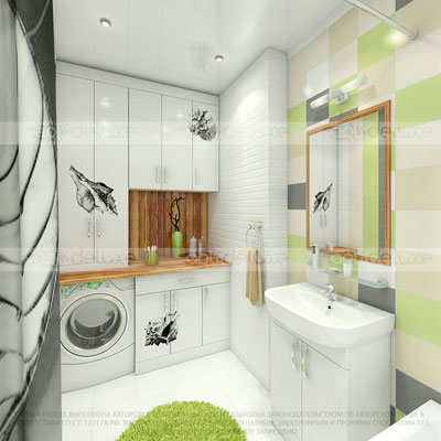 дизайн ванной комнаты Керама Марацци (Kerama Marazzi) "Калейдоскоп"