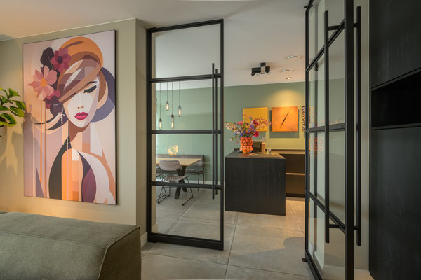 Interieurdesign fotografie van stalen binnendeuren door JM Metaaldesign uit Helmond en Jordy Leenders van Axis Studio uit Eindhoven.