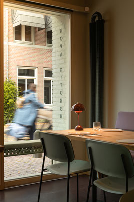 Restaurant aanzicht van NOVA Kitchen & Bar in Eindhoven door Jordy Leenders van Axis Studio.