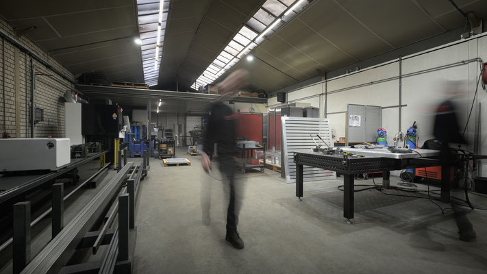 Portret van werkplaats van JM Metaaldesign uit Helmond door Jordy Leenders van Axis Studio uit Eindhoven.