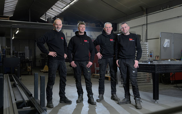 Portret van team JM Metaaldesign uit Helmond door Jordy Leenders van Axis Studio uit Eindhoven.