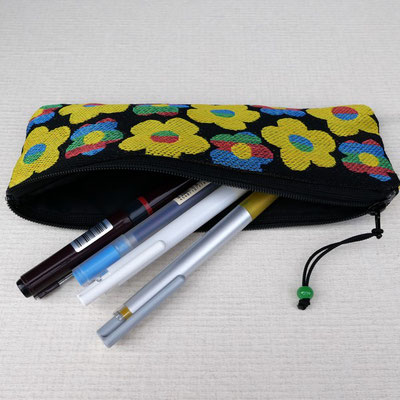 Pochette japonaise, pochon rond tissu Japon, accessoire japonais