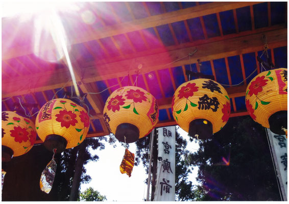 夏祭りの跡～耳をすませば、遠い日の祭り囃子が聞こえる