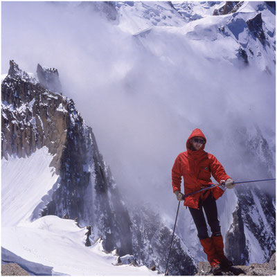 Sur l'arête Midi-Plan