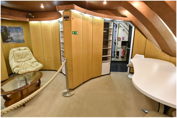 L'endroit le plus confortable du sous-marin
