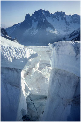 Crevasse, glacier du géant