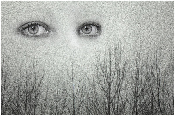 Deux prises de vue (argentique), montage pour l'exposition "Correspondance" 2018 - Société d'Art de Corbeil-Essonnes et association Arimage