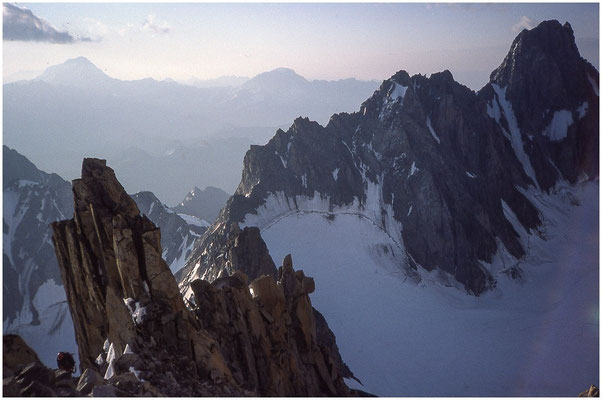 Aiguille d'Argentière, arête de Flèche rousse