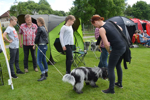 Kaya und Angela mit Balou-Fiete