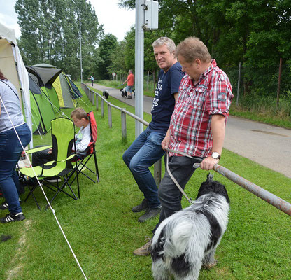 Ingo und Klaus mit Barney