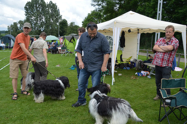 Andreas mit Bootmann, rechts Jack mit Alec Yasco