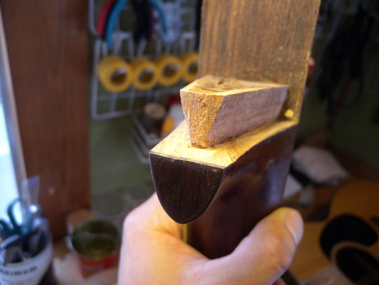 ネックヒール加工後