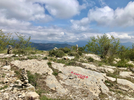 Gipfel des Monte Castello