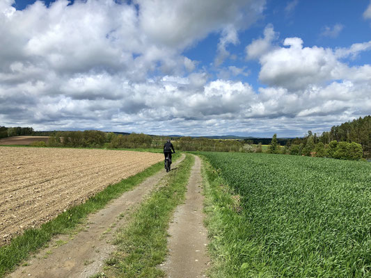 unterwegs auf Wirtschaftswegen