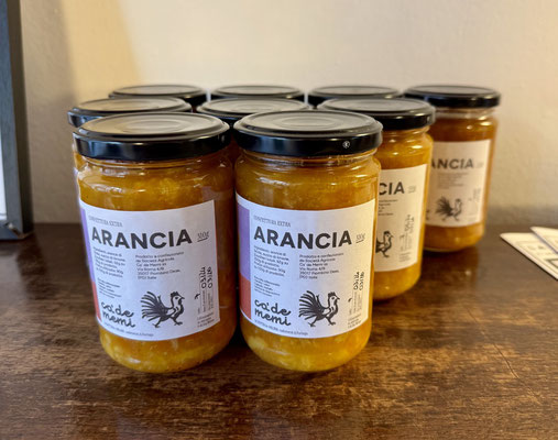 Orangenmarmelade aus eigener Produktion