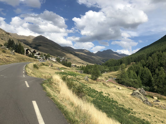 Auffahrt zum Col d`Agnel