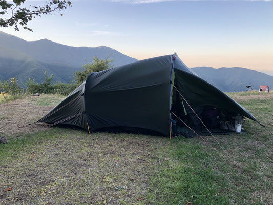 Campspot mit Aussicht