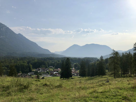 Blick über Garmisch-Partenkirchen